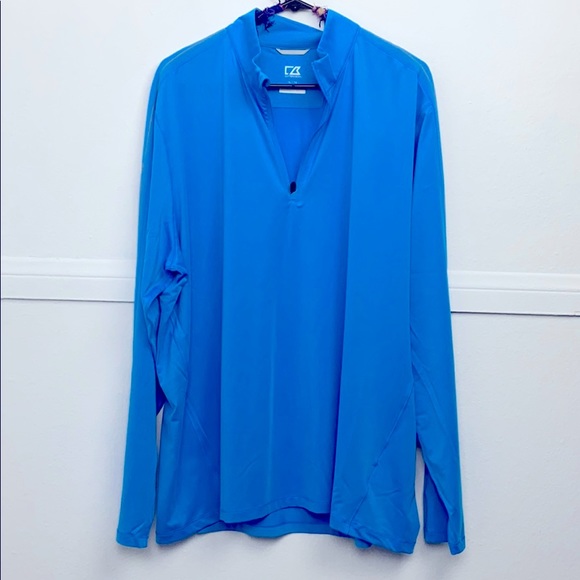CB Cutter&Buck men’s blue drytec 50 long sleeve XL - Picture 1 of 12